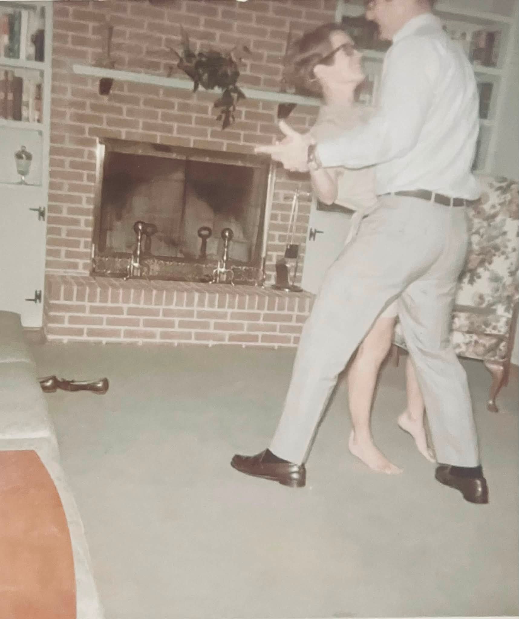 Mom and Dad cutting a rug at Gamma & Papa George’s in Prestwould!