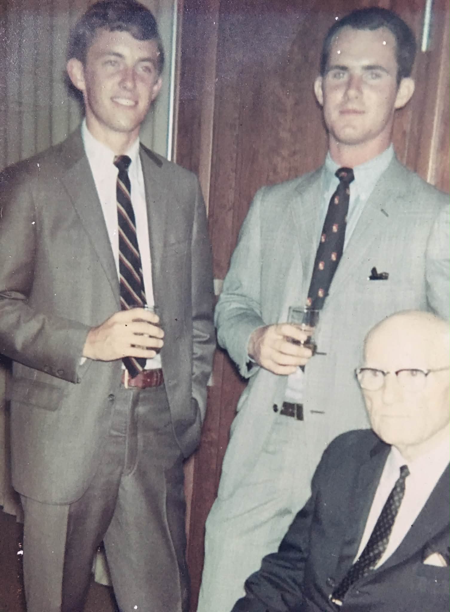 Wayne, Dad, & J.E. (John Edward, my great grandfather)